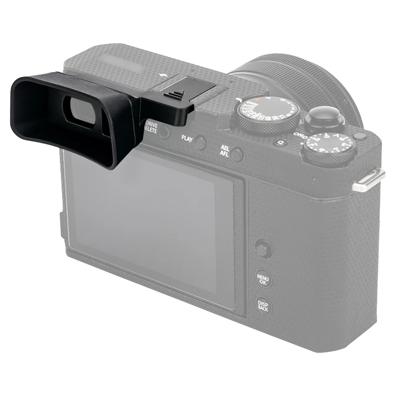 عدسة كاميرا من السيليكون الناعم ، غطاء واقي للأحذية الساخنة ، جهاز تحديد عدسة العين الطويلة لكاميرات Fujifilm من Fujifilm من