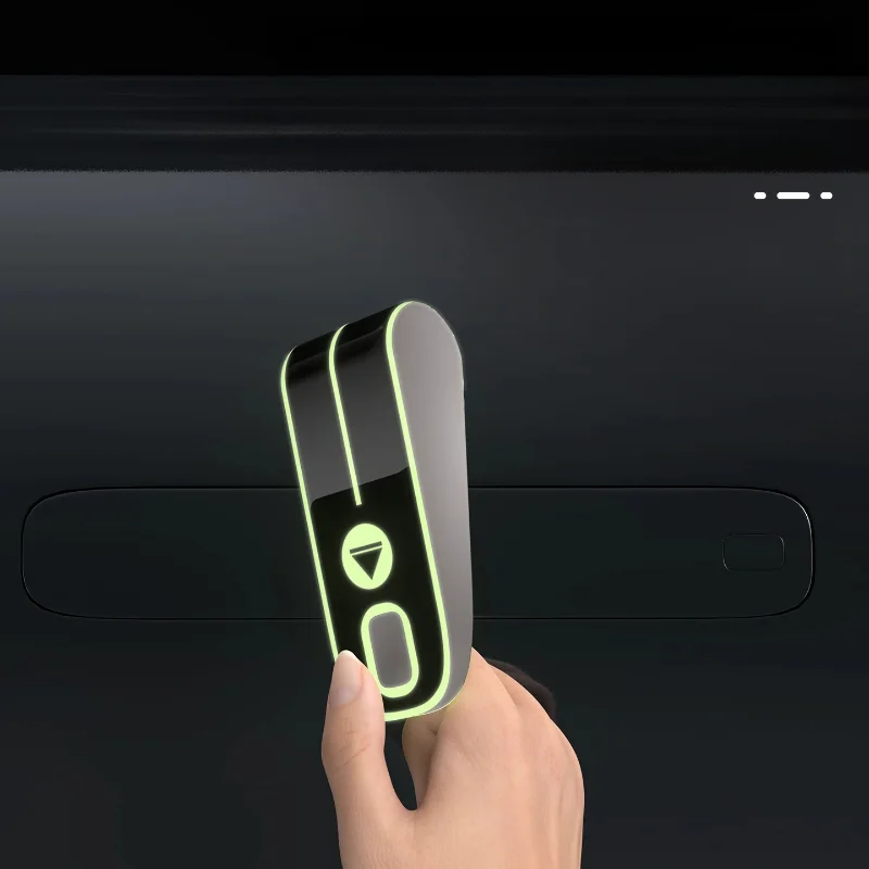 ل Denza N9 N8L مقبض الباب مضيئة ملصق مقبض الباب تذكير المضادة للخدش حماية الشارات ديكور اكسسوارات السيارات الخارجية