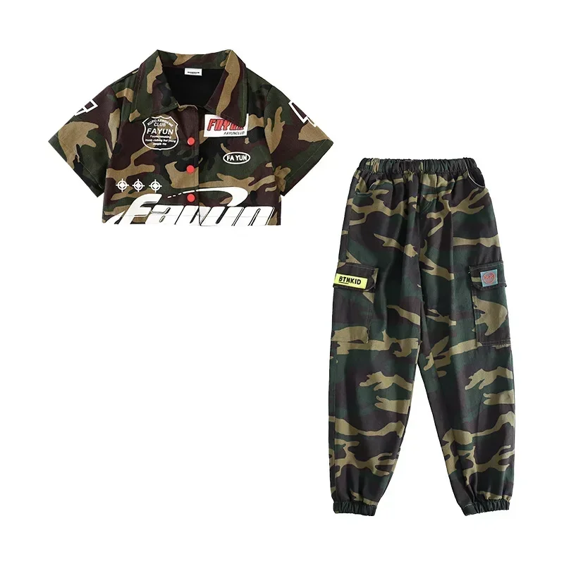 Children Jazz Dance Outfits Kids Hip Hop Clothing Boys Street Dance Costume Modern Ballroom Dancewear Stage Rave Clothing