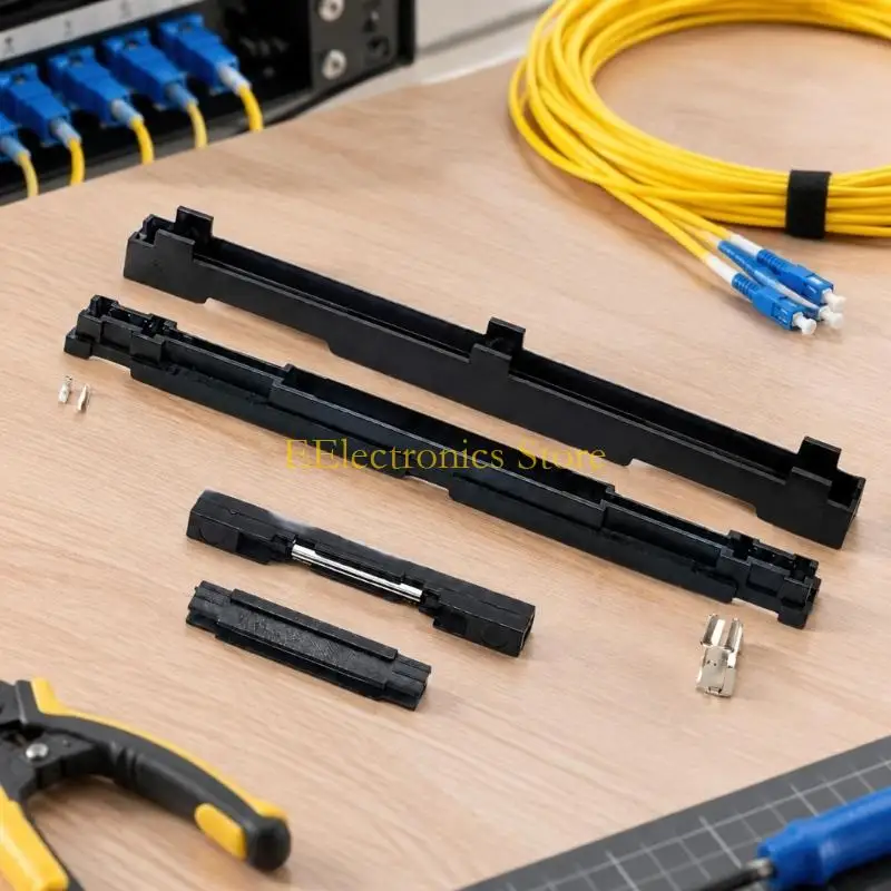 B03C Fiber Positioning Fixed-Length Stripping Tool Kit, Pack of 5 Fiber Optics Mechanical Splices Connector for Fiber-to-Home