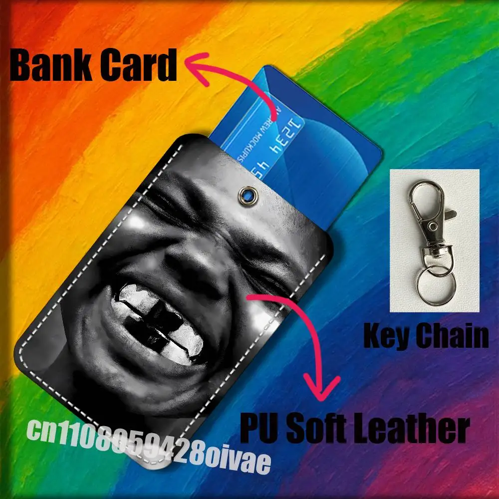 K-Kanye West Bully Graduation Donda für Ausweisklammern, Kreditbank, Tasche, Bus, Mahlzeit, Kartenhalter, Abdeckung, Taschendekoration, Schlüsselanhänger