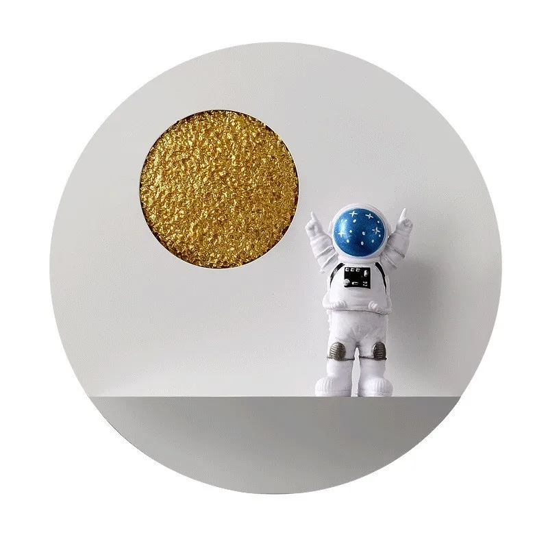 New Wall Lamp LED Astronaut Creative Cartoon Boys and Girls Children\'s Living Room Bedroom Sconce Spaceman Bedside Decor Light