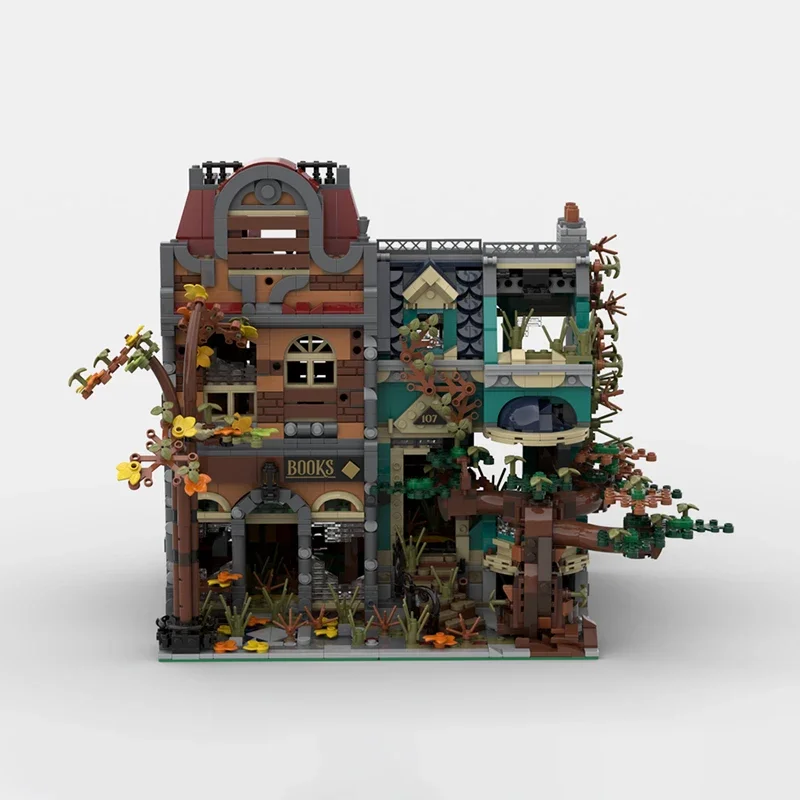 3278-Piece MOC Creator Library 10270 Apocalypse Version Modular Diy Toys Kid Gift Creative Stacking Bricks Model Building