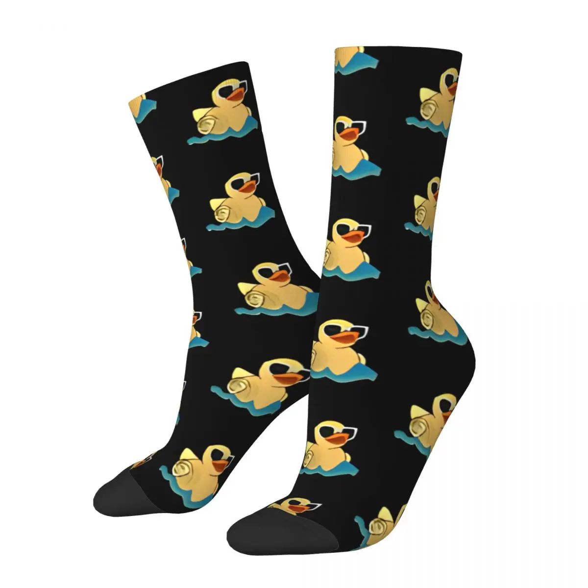 Rubber Duck Socks art of zoo Gothic Stockings Spring Non-Slip Men Socks Breathable Graphic Outdoor Sports Socks