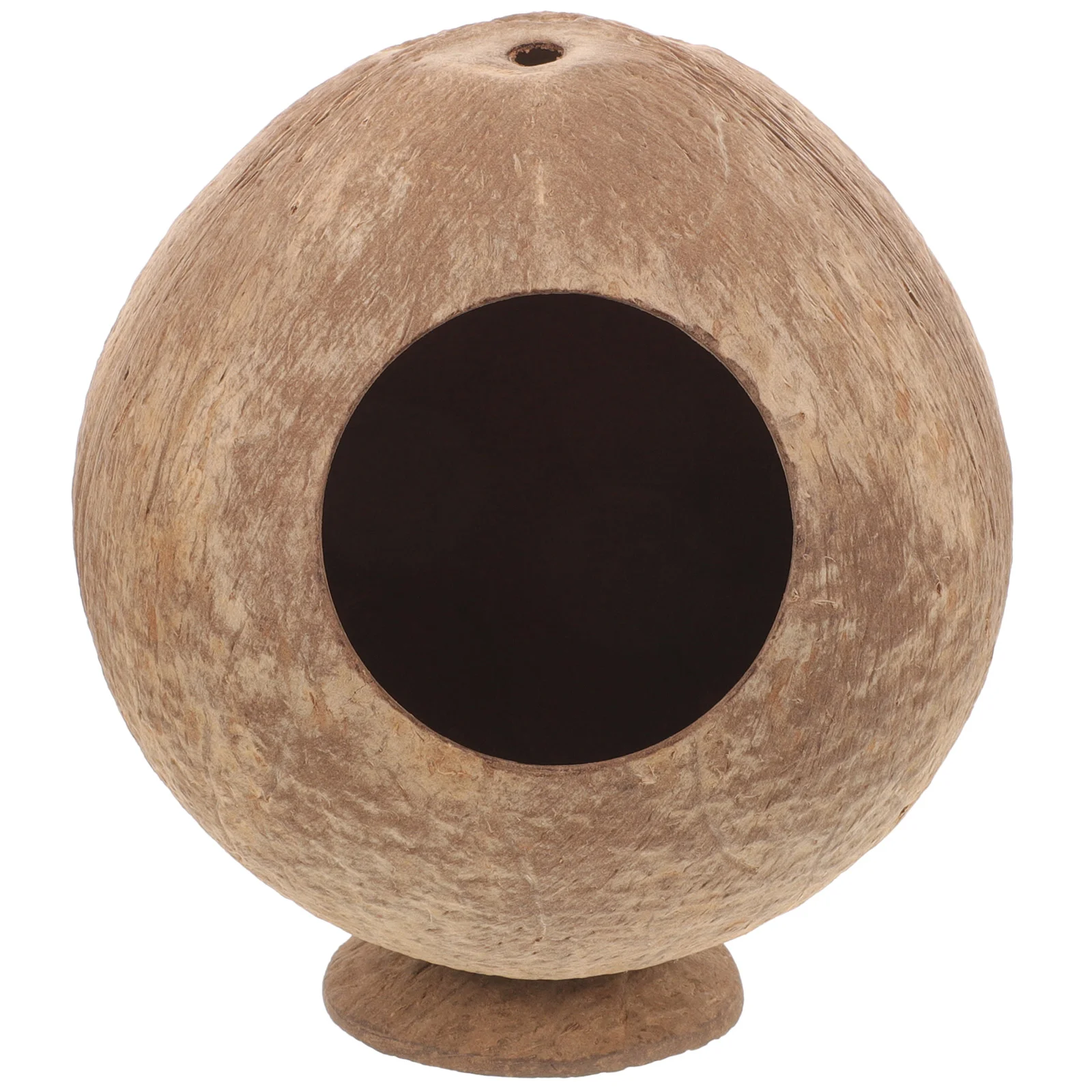 

Hamster Coconut Shell Nest House Household Hideout Hideaway Small Animal Hut Mini