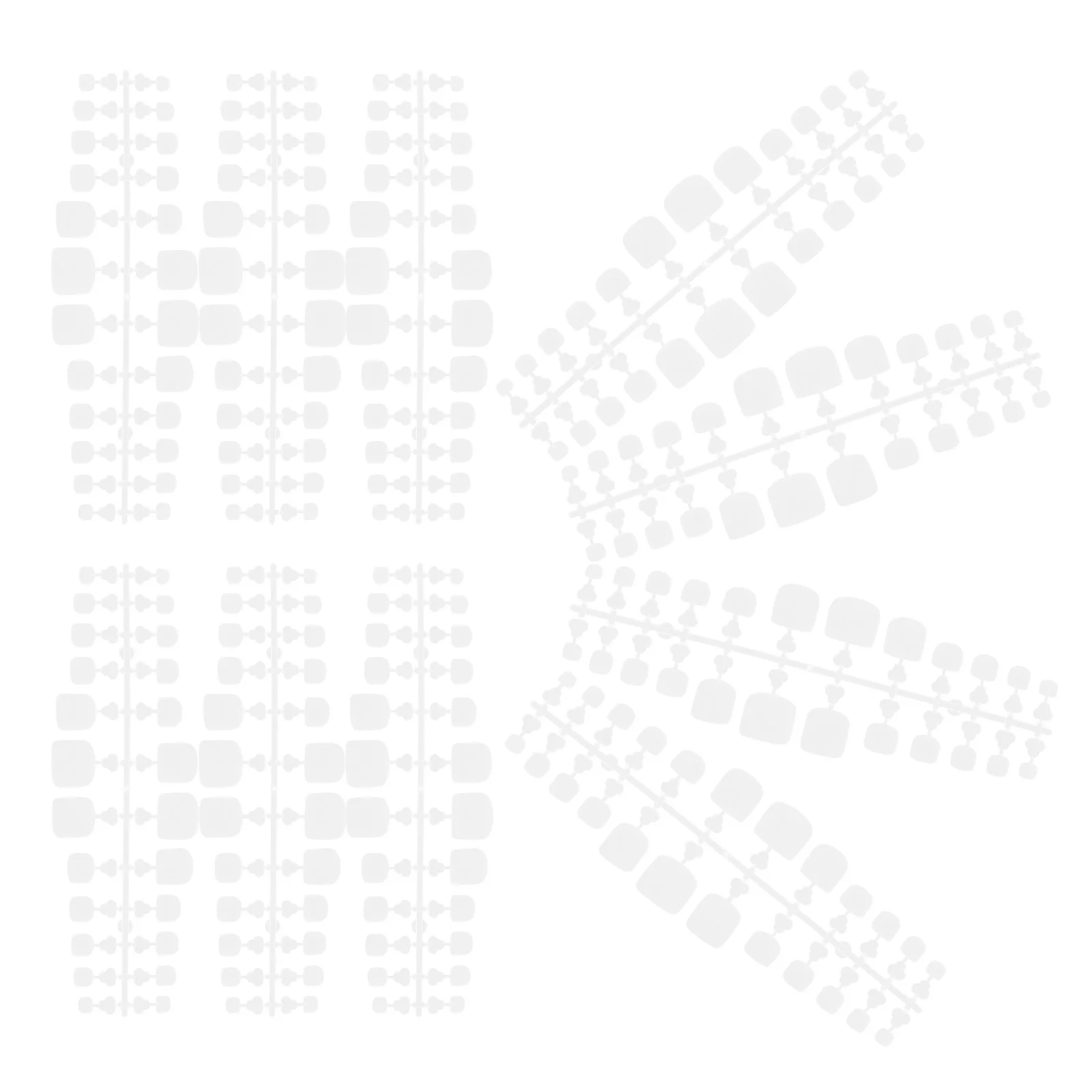

240 шт., прозрачные накладные ногти на ногах, полное покрытие, типсы для женщин, принадлежности для дизайна ногтей «сделай сам», маникюрные принадлежности, легко наносимые искусственные ногти на ногах