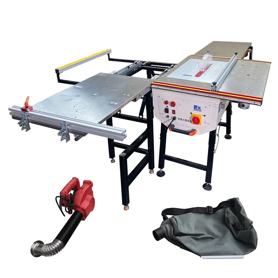 

Multifunctional woodworking panel 45 degree cutting sliding table band saw