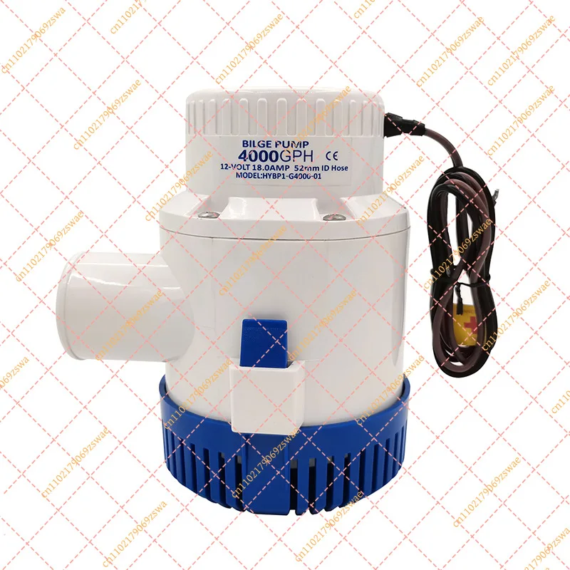 Hot Sale 3700GPH Automatic Bilge Pump 12V/24V DC Electric Large Flow Drain Pump for RV Boat Yacht Marine Hardware view 3