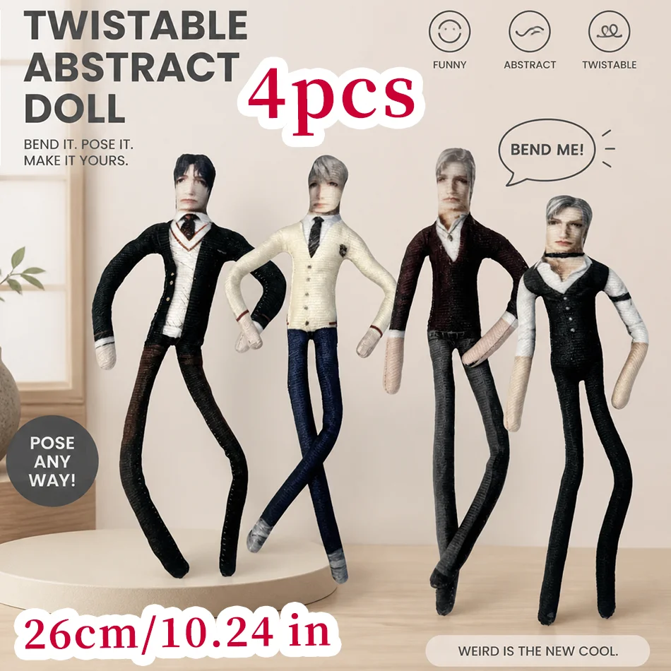 Love And Deepspace Cosplay Prop Doll Plush Figure Abstract Joint Mobility Soft Stuffed Doll Desk Ornaments Fans Collection Gift