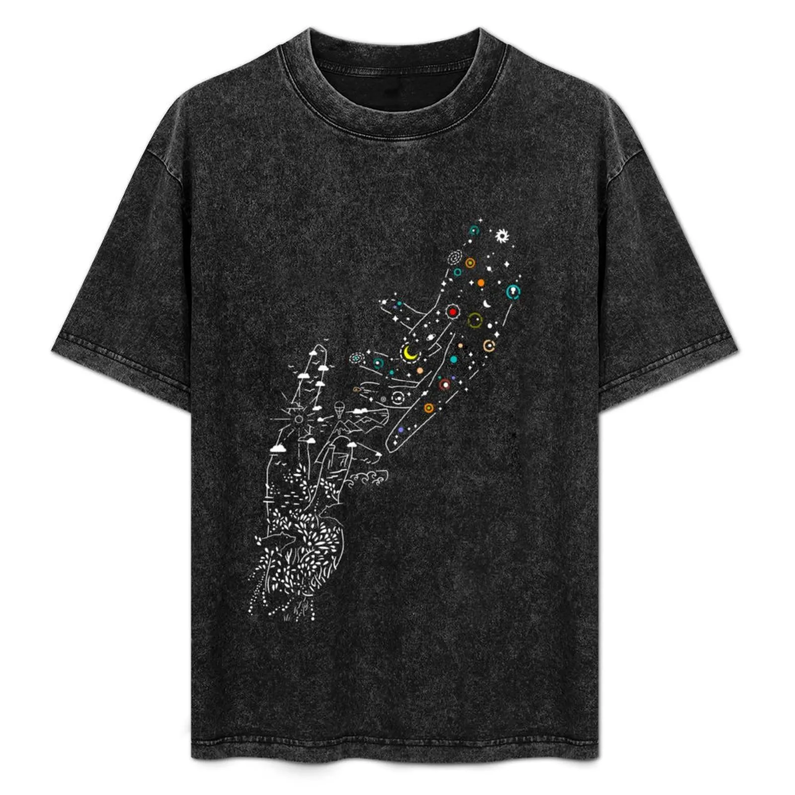 

Heaven and Earth T-Shirt Sweat Absorbing Sports Tee Shirt