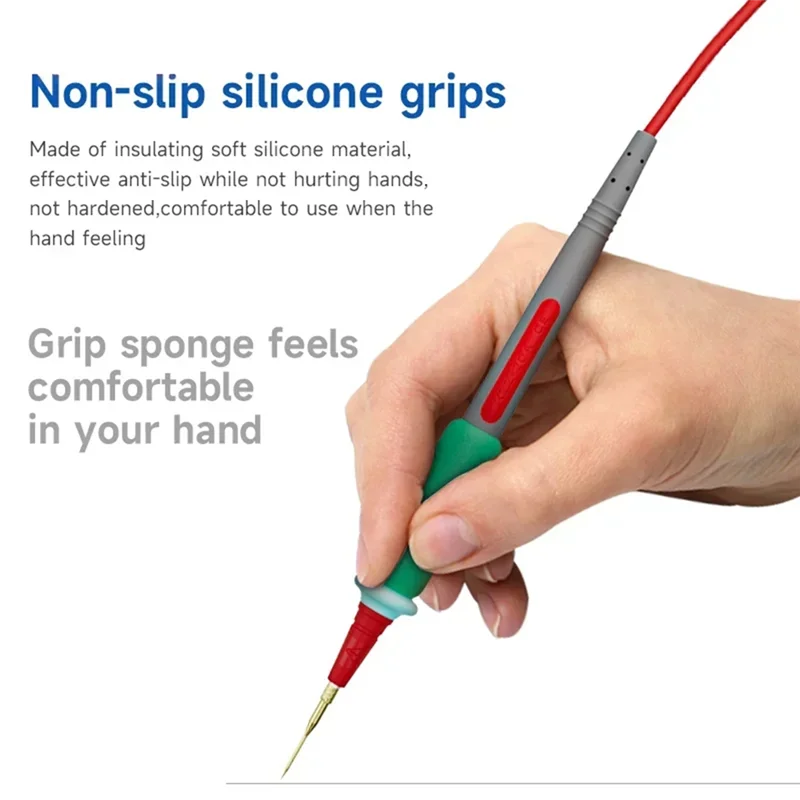 ABNL Super Conducting Multimeter Lead 1000V 20A For Digital Current Voltage Probe Needle Tip Test Lead Wire Pen Cable Tools