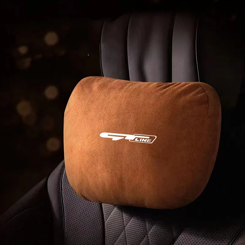 Top Quality Car Headrest Neck Support Seat Soft Neck Pillow for Kia gt gtline Forte RIO STINGER Seltos K2 K3 K4 K5 K6 KX5