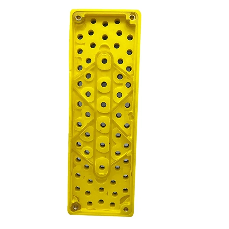 

1 шт. прямоугольная шлифовальная карта, шасси, пневматический диск для сухого шлифования, пневматическая наждачная бумага, аксессуары для машины, желтый