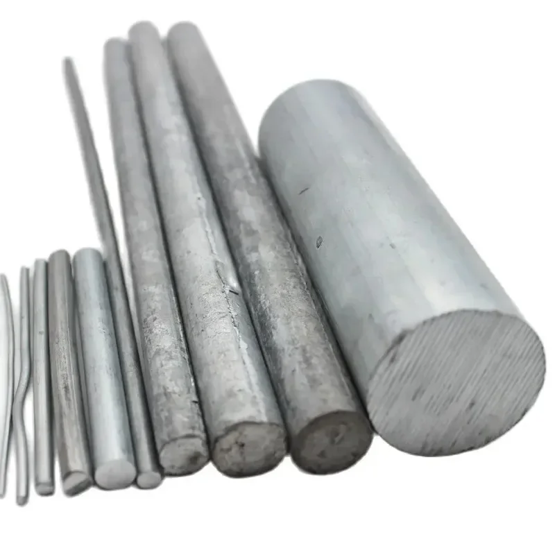 100mm Zinc Rod Solid Round Bar Electroplate Anode Electrode