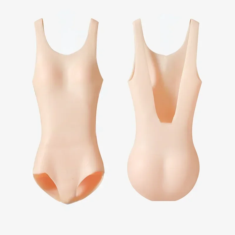 Swimming Body-building Clothes with Buttocks Up Breast Enhancement One-piece Briefs Fake Buttock with Buttocks Up and Underpants
