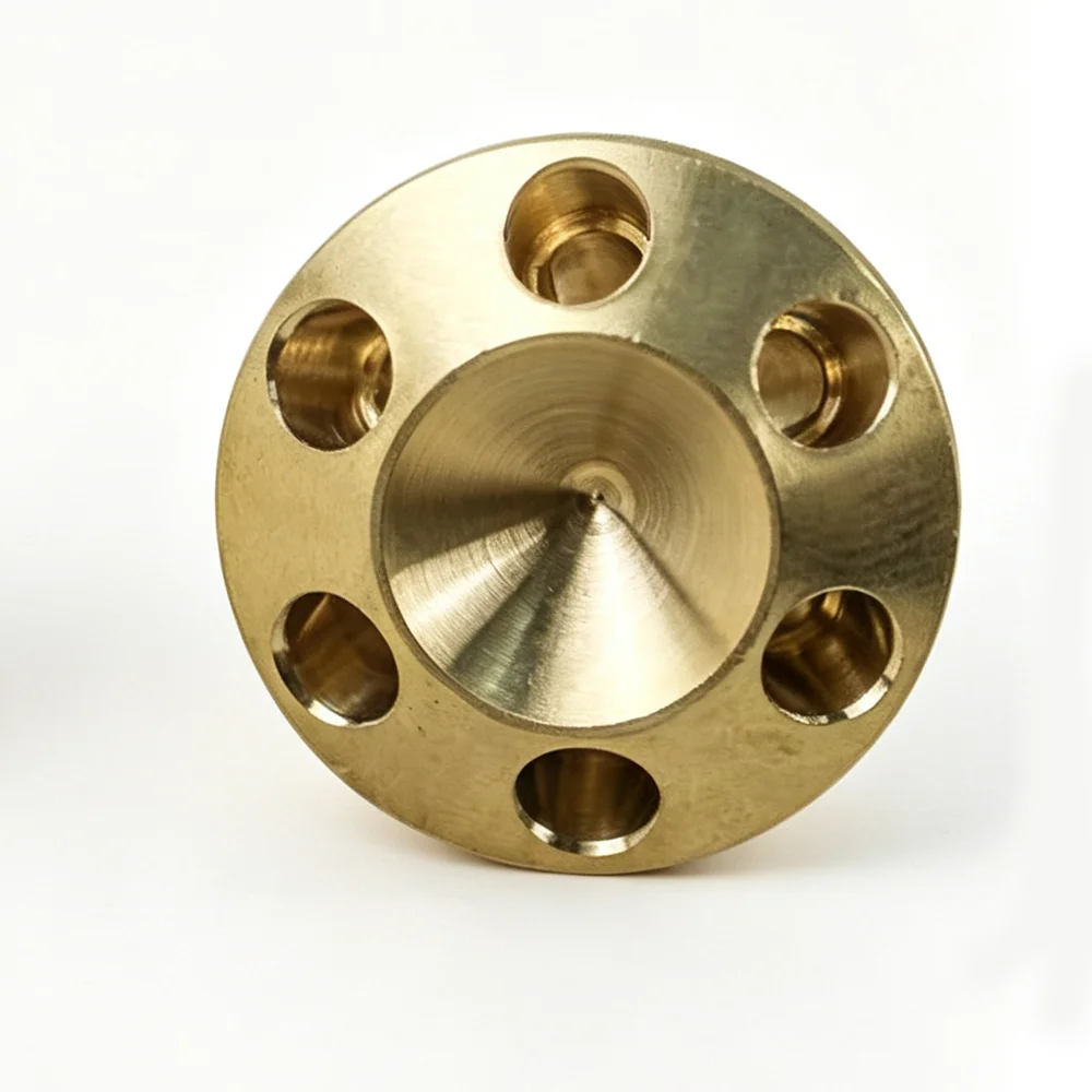 Brass distributor head Air conditioning refrigerant distributor inlet 12.8×output 6.5mm six-hole distributor head