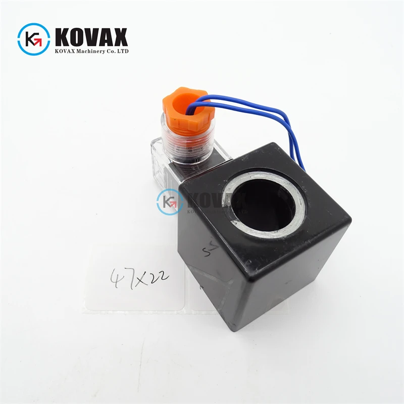 Electromagnetic Valve Coil 22mm * 47mm Hook Machine Electromagnetic Valve Hydraulic Equipment Components