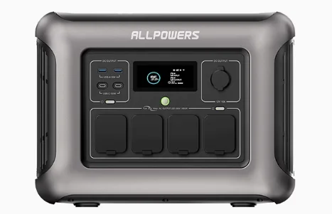 Allpowers Outdoor Emergency Supply R1500 Lithium Iron Phosphate Energy Storage Power Bank Ups Power Supply