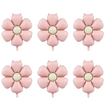 10個50.5x40公分霧麵粉紅糖果雛菊鋁箔氣球,適用於女孩迎嬰派對、生日派對、婚禮裝飾 8 最佳銷售 嬰兒氣球 - №5