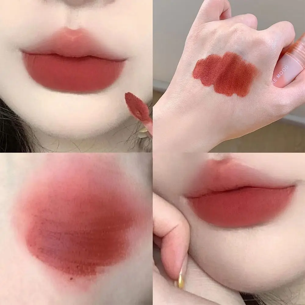 Waterdichte Lip Glazuur Nieuwe Eenvoudig Aan Te Brengen Langdurige Lipgloss Make-Up Tools Non-Stick Cup Fluwelen Matte Lippenstift