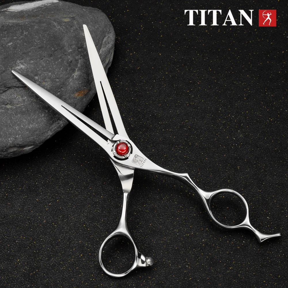 TITAN 7.0 7.5 Inch Professional Grooming Scissors Pet Tools Dog Cut Machine Pet Grooming Scissors