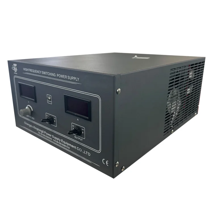 24V 200A High Power Plating Rectifier for Industrial Metal Finishing Anodizing and Electrolysis with High Efficiency Low Ripple