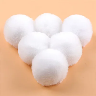 Pompom Fluffy Fur Ball DIY Pompons for Crafts