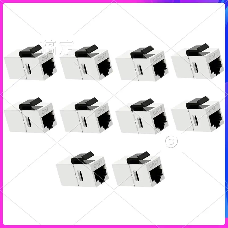 

AP-RJ45 Cat7 Shielded Inline Coupler Cat 7 Female To Female For Keystone Jack Cat7 Modular Connector With Keystone Latch Durable