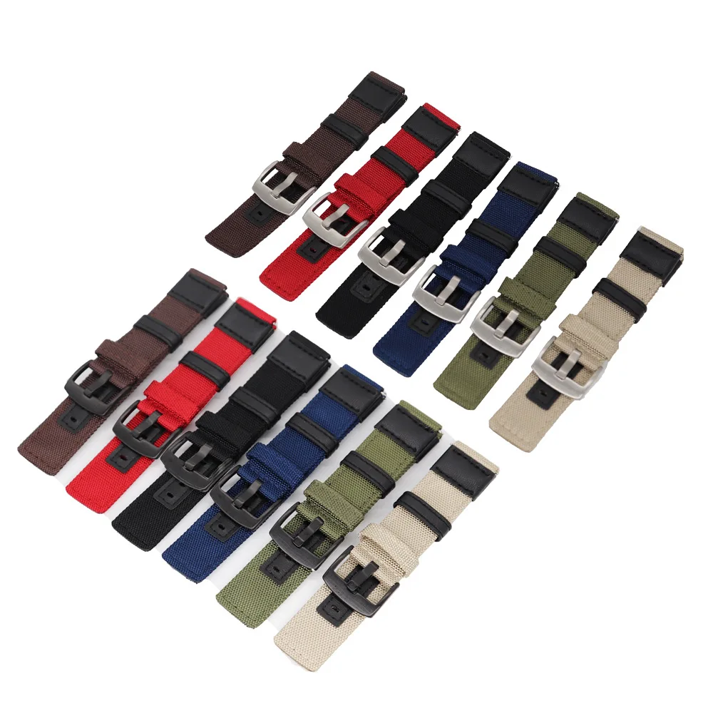 Original 20mm 22mm Nylon Strap Canvas Straps Leather Strap Quick Release Strap Sport Band For Samsung FOR Huawei GT4 Bracelet