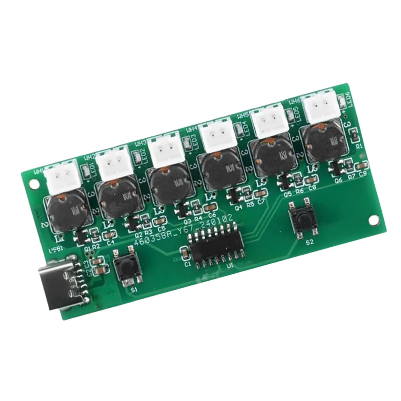 USB Humidifier Module Atomization Plate Circuit Board 5V Adjustable Spray Modes 6 Spray Atomization Disc Atomization Module