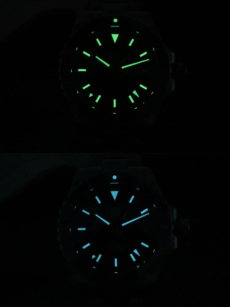 San Martin 39mm zegarek dla nurka GMT emaliowana tarcza NH34 luksusowy męski zegarek ze stali nierdzewnej automatyczny mechaniczny szafirowy Luminous SN0136