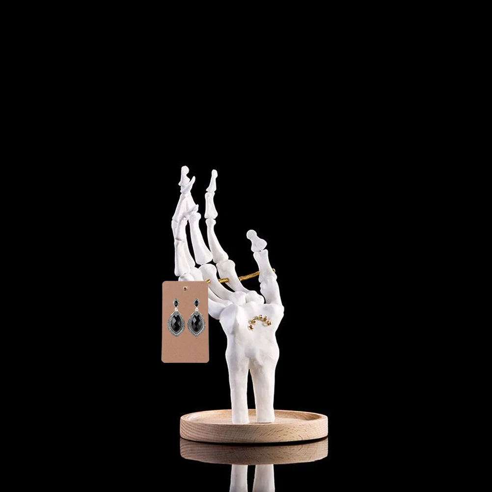 

200Pcs Brown Earring Display Cards 5x8.9cm Thick Kraft Paper Holder Tags for Jewelry Making DIY Craft Storage Organizers