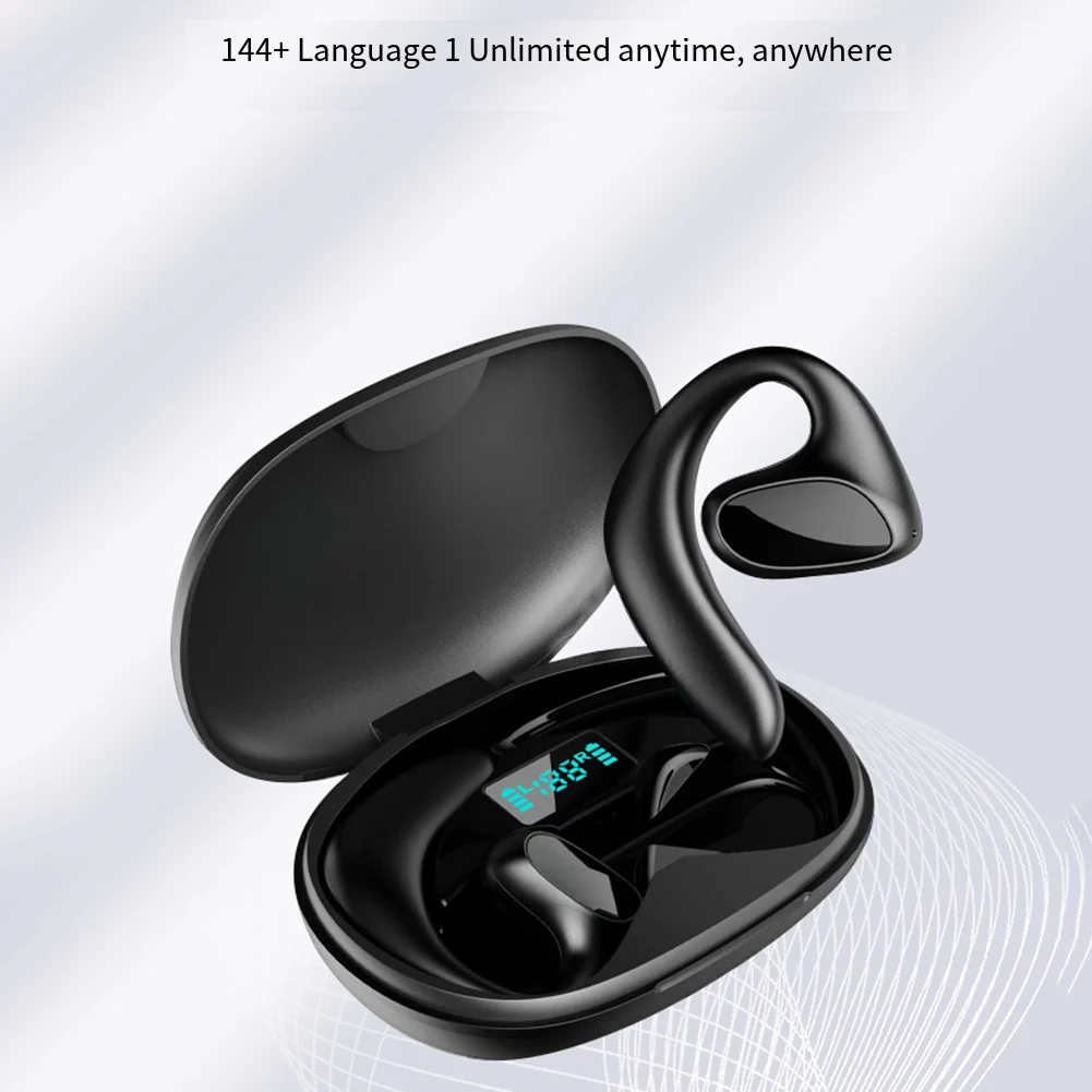 M8 Translation Headphones Simultaneous Interpretation In Multiple Languages Wireless Translator Earbuds For Business Travel