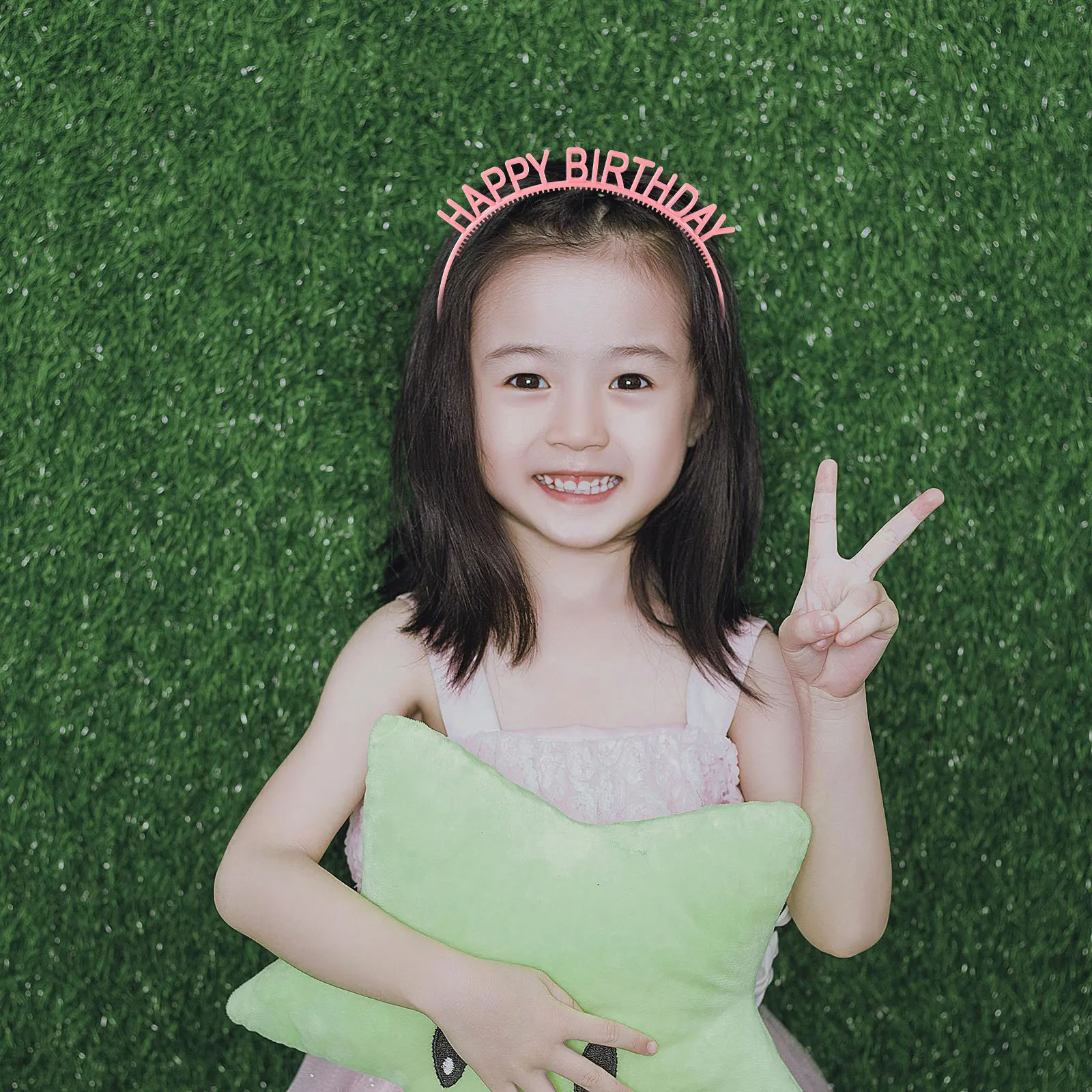 

6 шт., повязка на голову на день рождения, пластиковый головной убор, креативный дизайн, красочный реквизит для фотосессии, повязка на голову на день рождения