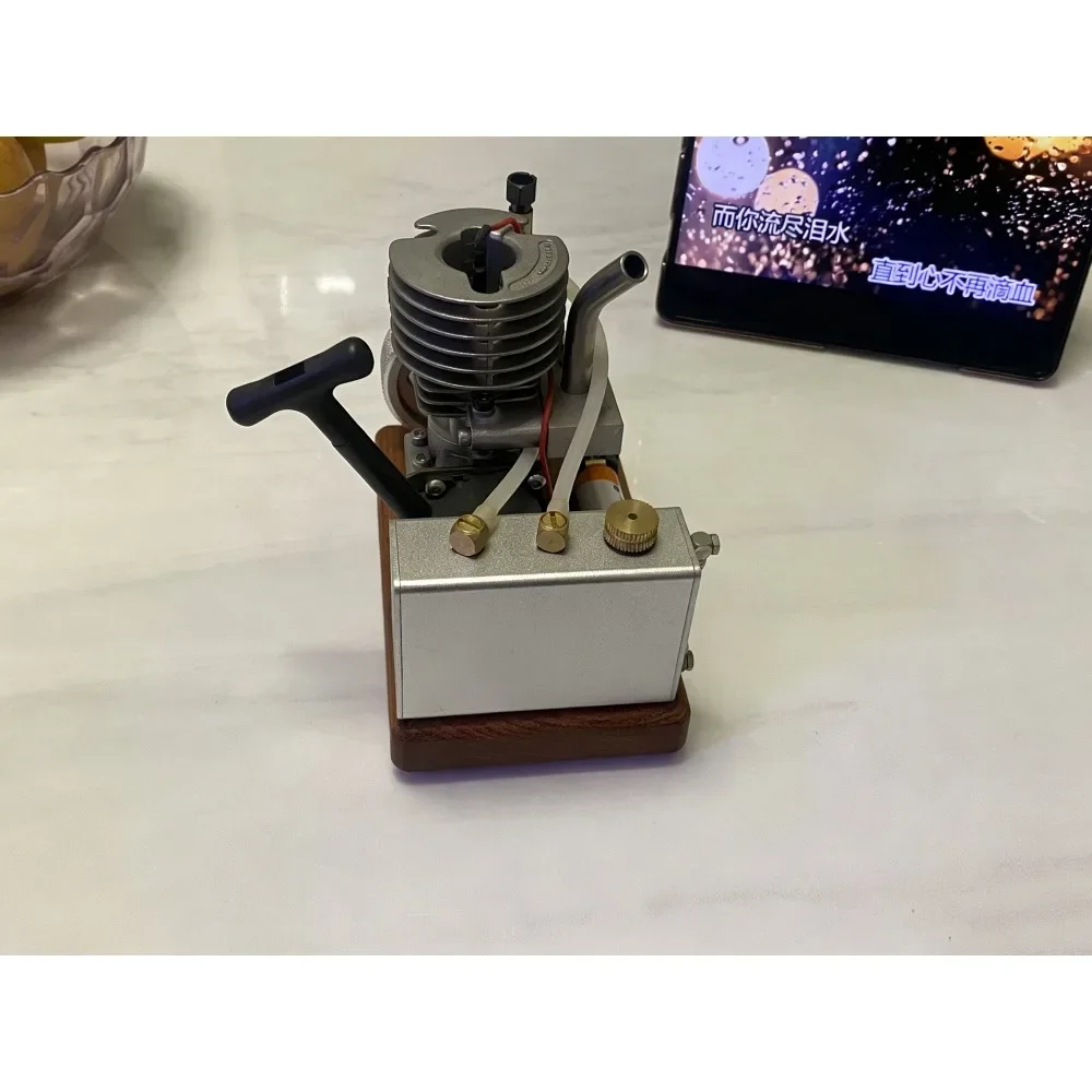 NF 15 Class Methanol Nitro Engine Model Mini Pull Start Adjustable Speed With Fuel Tank Ignition Indicator DIY Upgrade Model Toy
