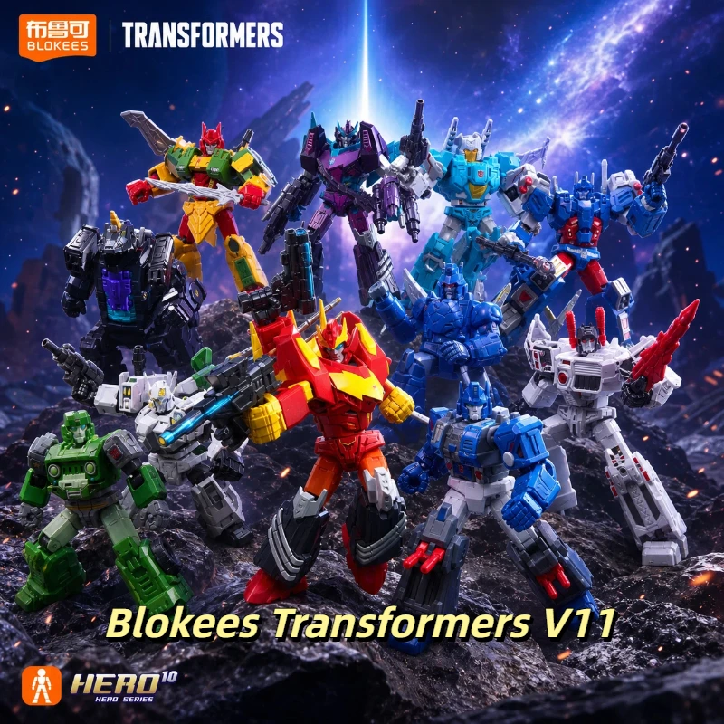 New Blokees Transformers Star Version Wave 11 Building Block Figure Rodimus Prime Assemble Blind Box Action Figure Toy Gifts