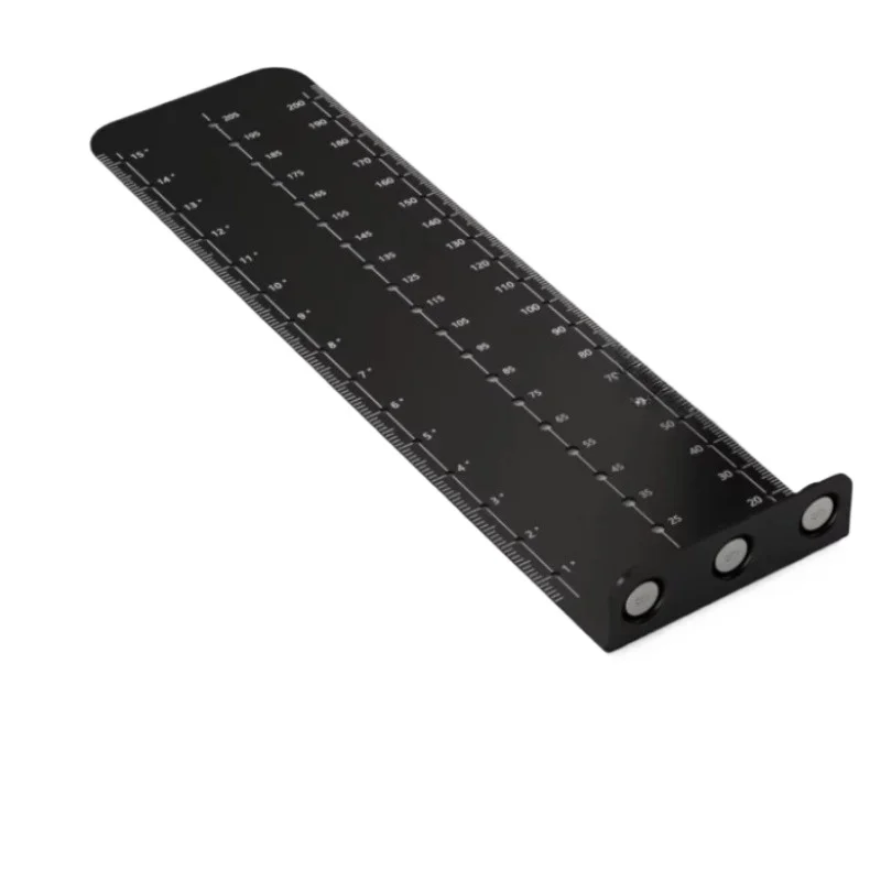 Magneto-optical axis height measuring scale, optical laboratory size, height measuring tool, positioning plate
