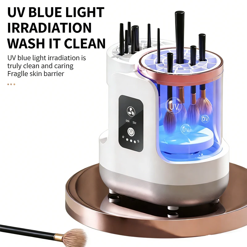 

3 IN 1 USB Electric Makeup Brush Cleaner Machine Automatic Quick-Drying Portable Cosmetic Brush Cleaning And Drying Tools