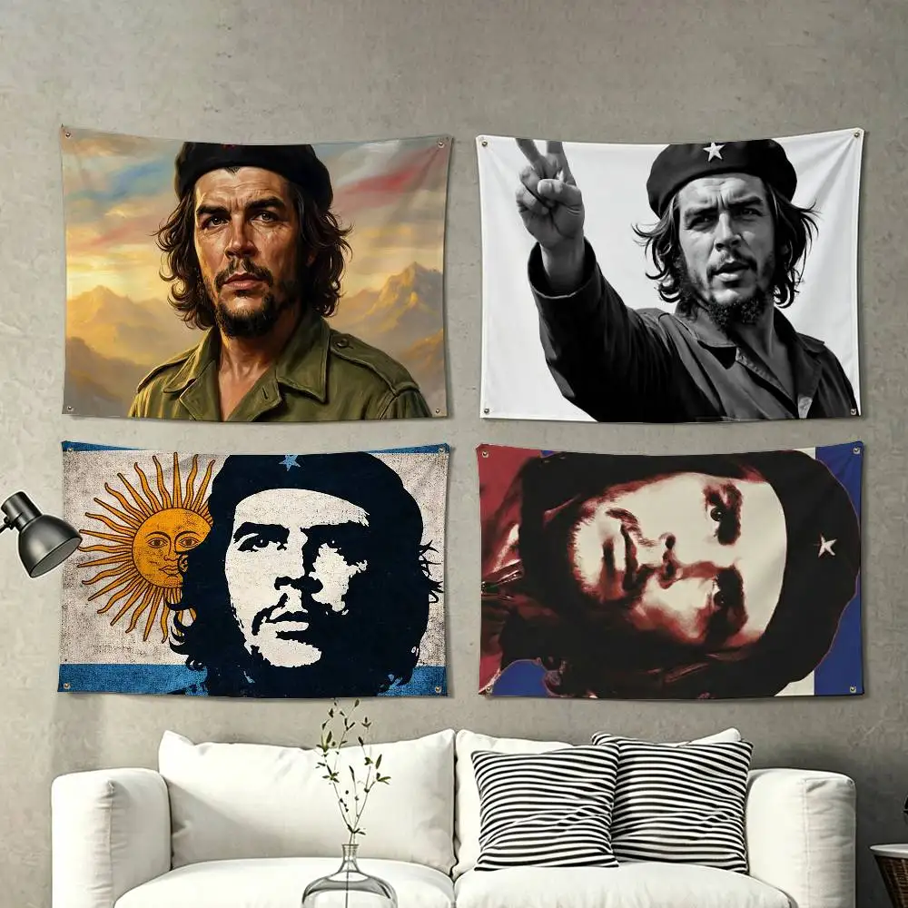 C-Che G-Guevara Freedom  Flags for Bedrooms Home Decor Items Outdoor Decors Garage Decoration Flaga