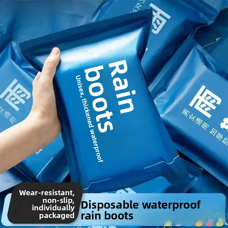 

Одноразовые утолщенные водонепроницаемые нескользящие бахилы для обуви от дождя для детей и взрослых, портативные, для улицы, защита от песка