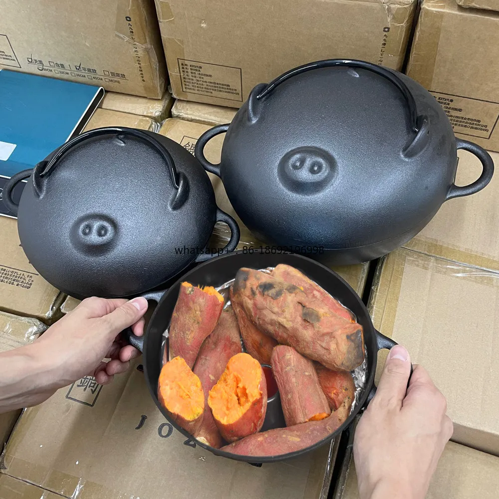 Roasted Sweet Potato Artifact Roasted Sweet Potato Pot Cast Iron Roasting Pot Household Roasted Sweet Potato Pot