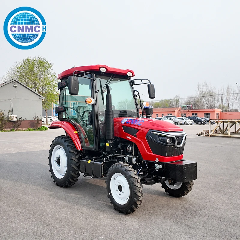 

Трактор CNMC с кабиной, индивидуальная комплектация, высокая эффективность, прямые продажи с завода, компактный трактор 50 л.с., 4x4, для сельскохозяйственных работ, производство Китай.