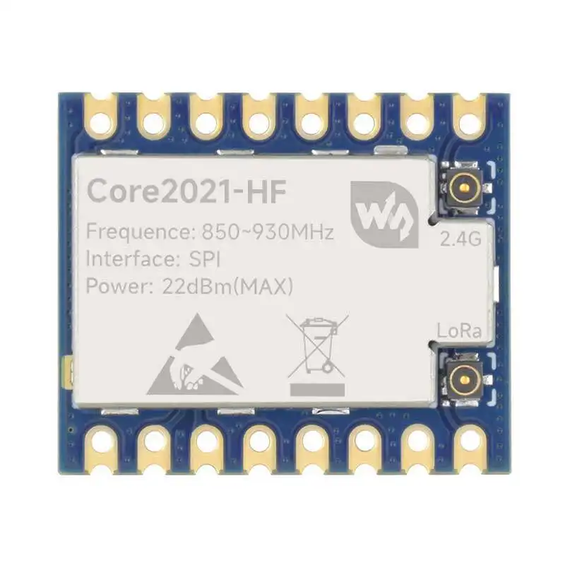 Core2021 LoRa LR2021 HF LF Dual-band Module SPI LoRaWAN Sub-GHz/2.4GHz