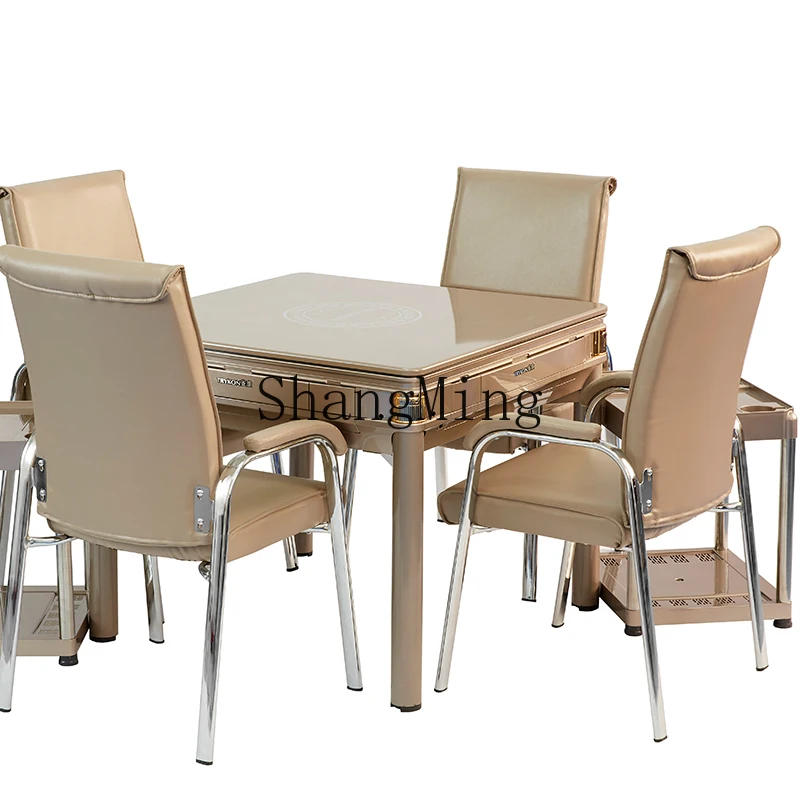SM New Fully Automatic Dining Table Dual-use Silent Luxury Machine Home Mahjong Table Dual-use