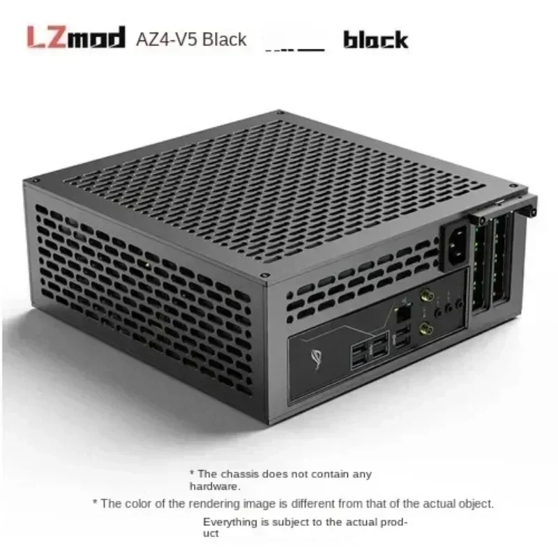 

In Stock Single-display 1u Power Supply Itx Chassis Double-sided Chamfer Lzmod 5L Mini A24-V5 Dual-slot In Stock