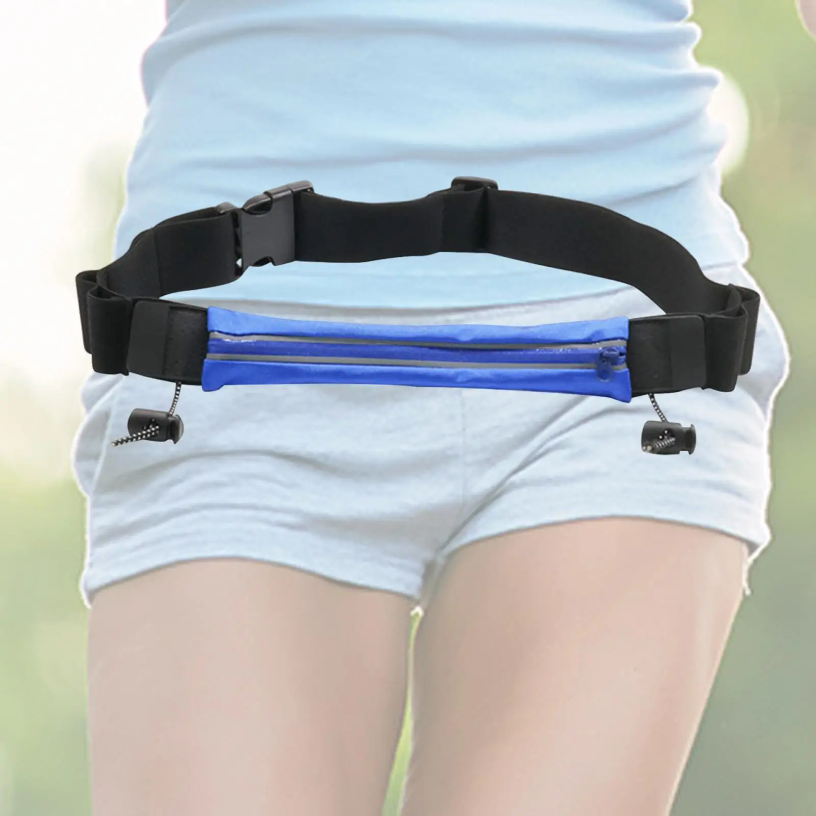 

Running Waist Bag Portable Fanny Pack with Number Holder for Outdoor Cycling Fitness Training