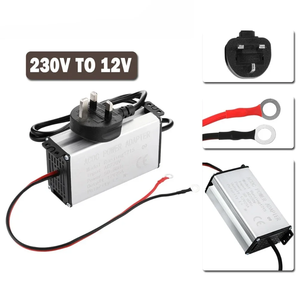 Adaptador de aquecedor de ar diesel, cabo de alimentação, aquecedor de ar diesel tudo-em-um, 230v para 12v, adaptador conversor de energia para 5kw/8kw