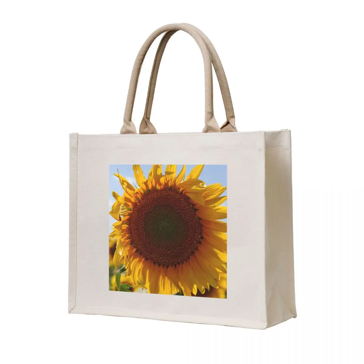 

South Dakota sun flower. Tote Bag sacs de shopping tote bag woman shopping bags foldable