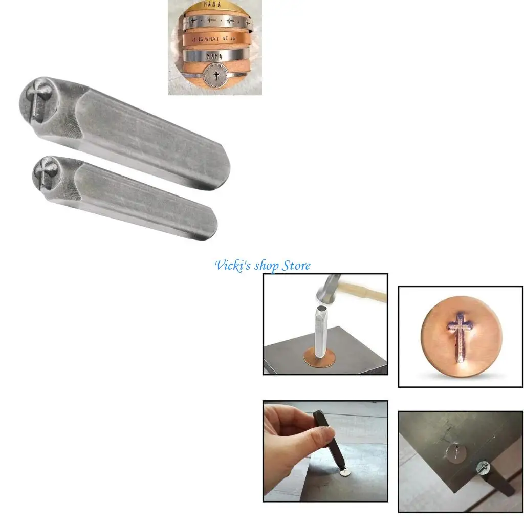 

Crosses Pattern Steel Stamp Set for Personalize Jewelry and Art Supplies