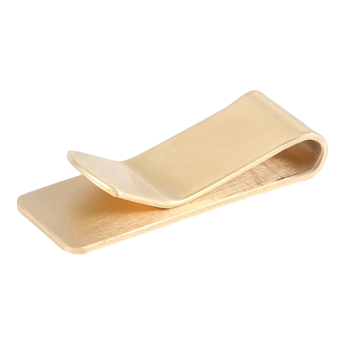 F-3C 패션 황동 머니 클립 간단한 달러 현금 ID 카드 클램프